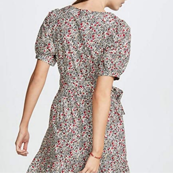 Anthropologie Floral Prairie Puff Sleeve Tiered Maxi Dress - Picture 13 of 16